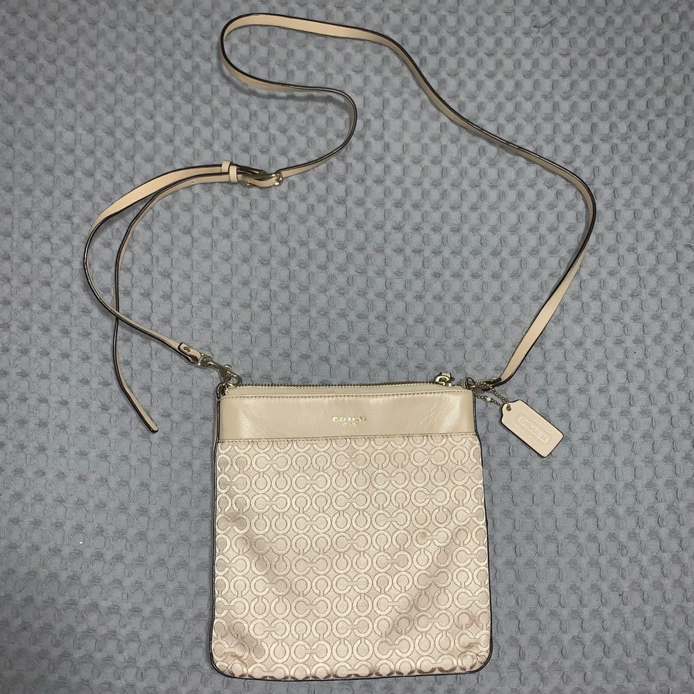 Coach Cream/Nude Crossbody Bag